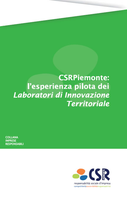 Copertina del Vademecum per la progettazione e l'organizzazione di un Laboratorio CSR